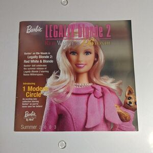 VINTAGE MATTEL Barbie Collectible by Mail Catalog - SUMMER 2003